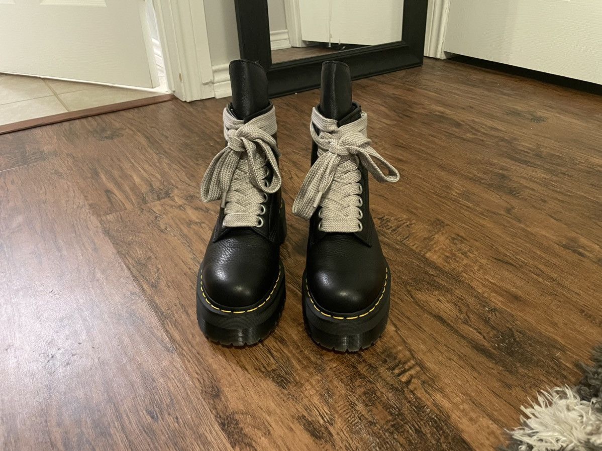 Rick Owens Rick Owens x Dr Martens Jumbo Lace Boot Size US 8 / EU 41 - 3 Thumbnail