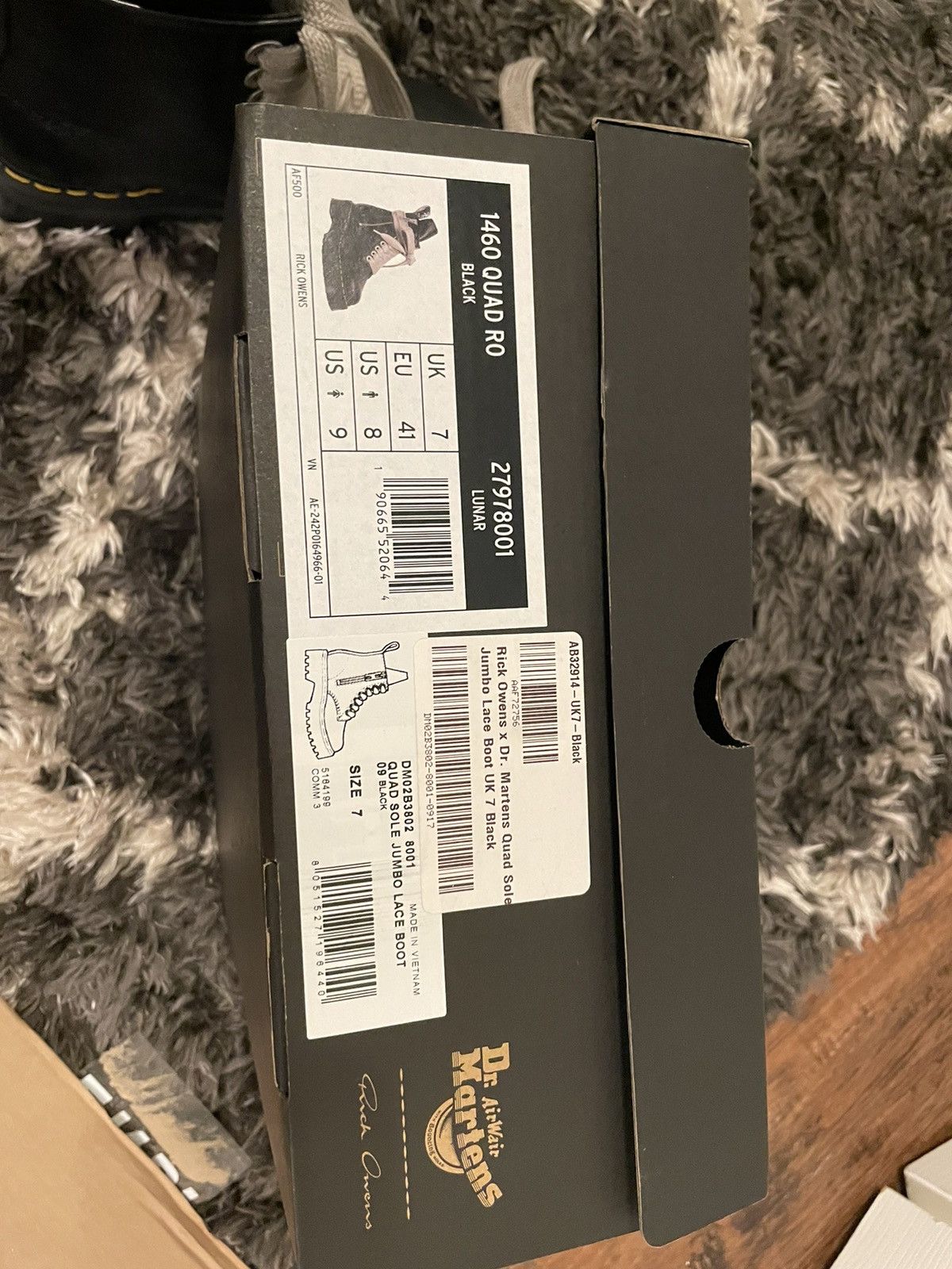 Rick Owens Rick Owens x Dr Martens Jumbo Lace Boot Size US 8 / EU 41 - 9 Thumbnail
