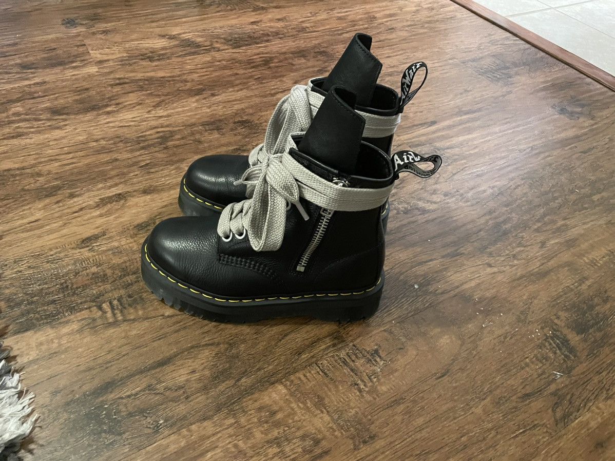 Rick Owens Rick Owens x Dr Martens Jumbo Lace Boot Size US 8 / EU 41 - 2 Thumbnail