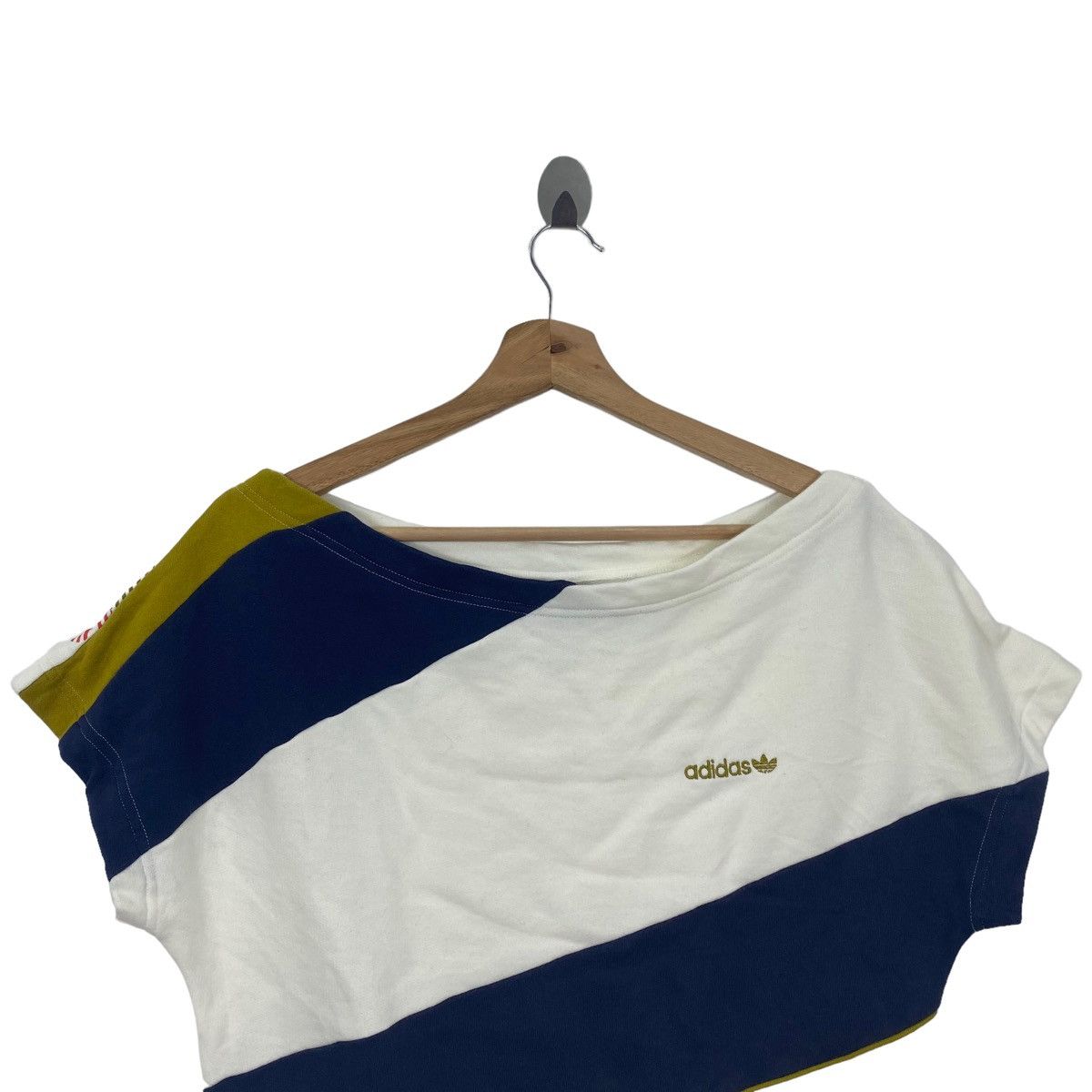 Adidas ADIDAS Printed Logo Short Sleeves White Size M / US 6-8 / IT 42-44 - 2 Thumbnail
