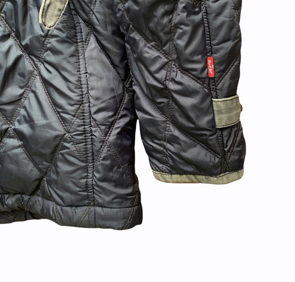 Levi's Levis Quilted Black Jacket Size US M / EU 48-50 / 2 - 8 Thumbnail