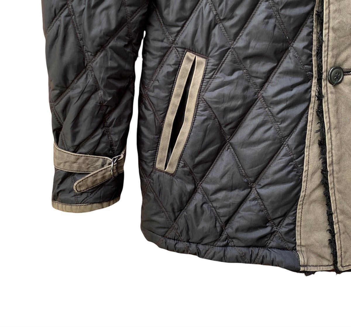 Levi's Levis Quilted Black Jacket Size US M / EU 48-50 / 2 - 6 Thumbnail