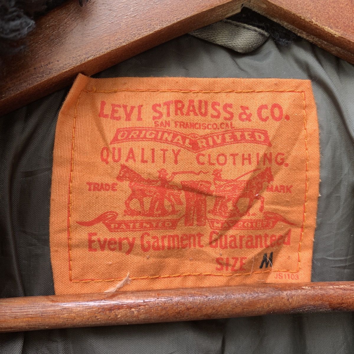 Levi's Levis Quilted Black Jacket Size US M / EU 48-50 / 2 - 9 Thumbnail