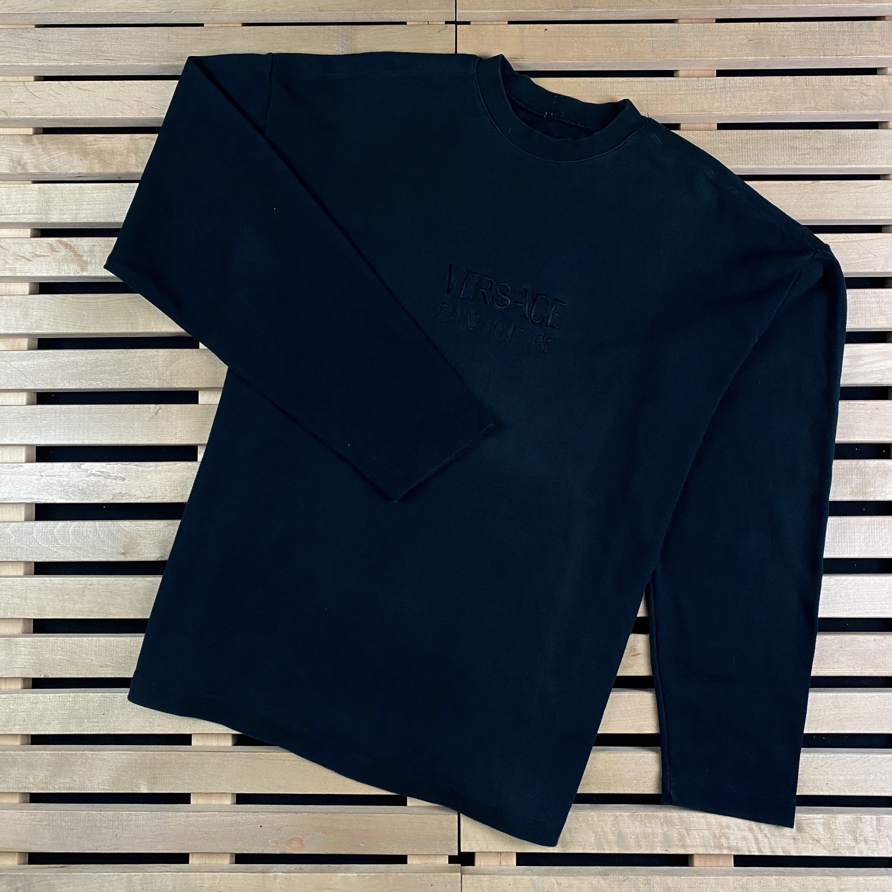 Mens Long Sleeve Versace Vintage Big Print Size XL