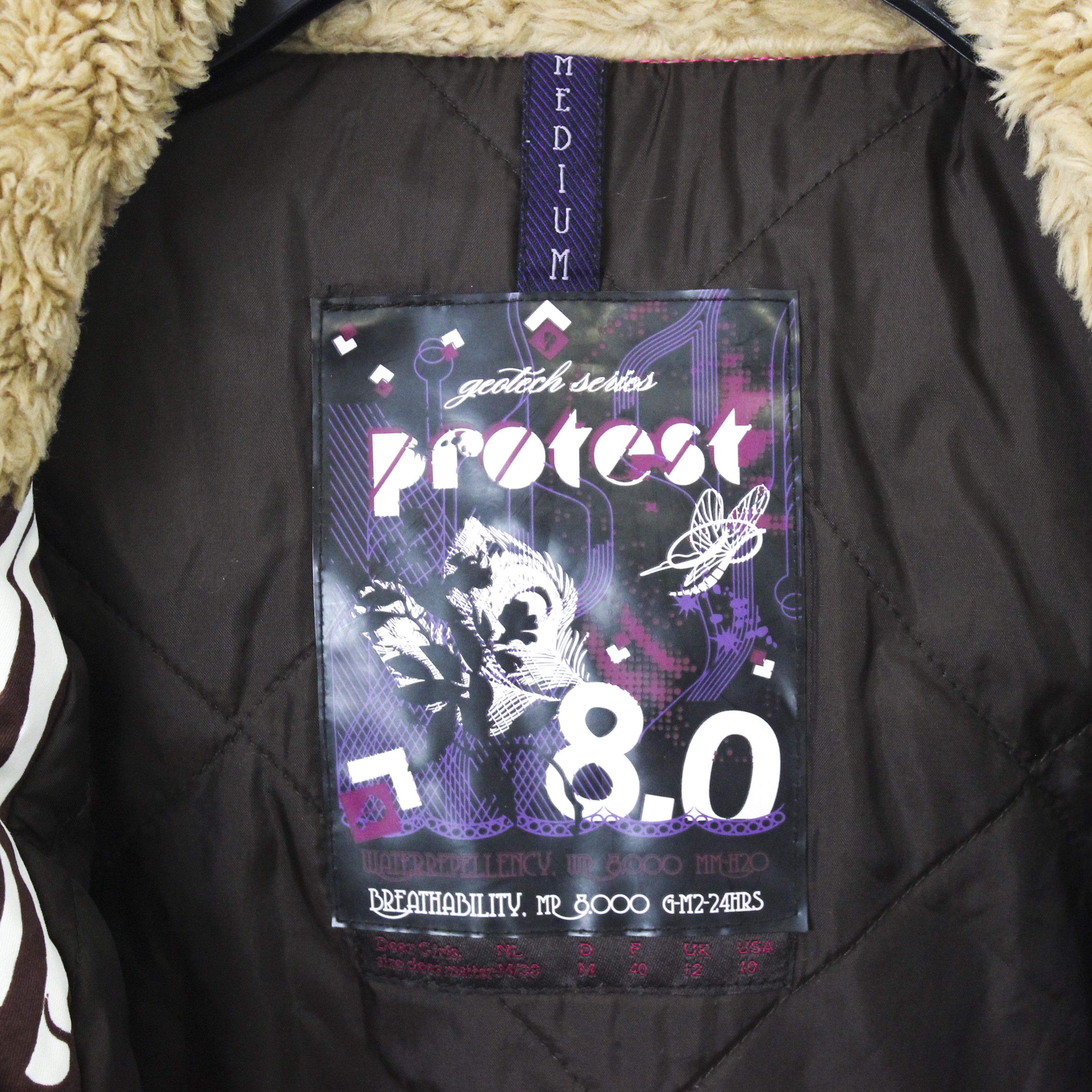 Other Protest geotech series 8.0 ski jacket Women M zebra 8k snow Size M / US 6-8 / IT 42-44 - 7 Thumbnail