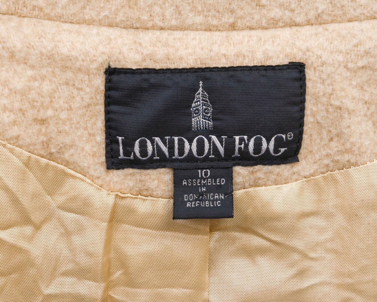 London Fog × Vintage Women's Wool Trench Mac Coat Jacket Warm Winter Classic Mod Size M / US 6-8 / IT 42-44 - 8 Thumbnail