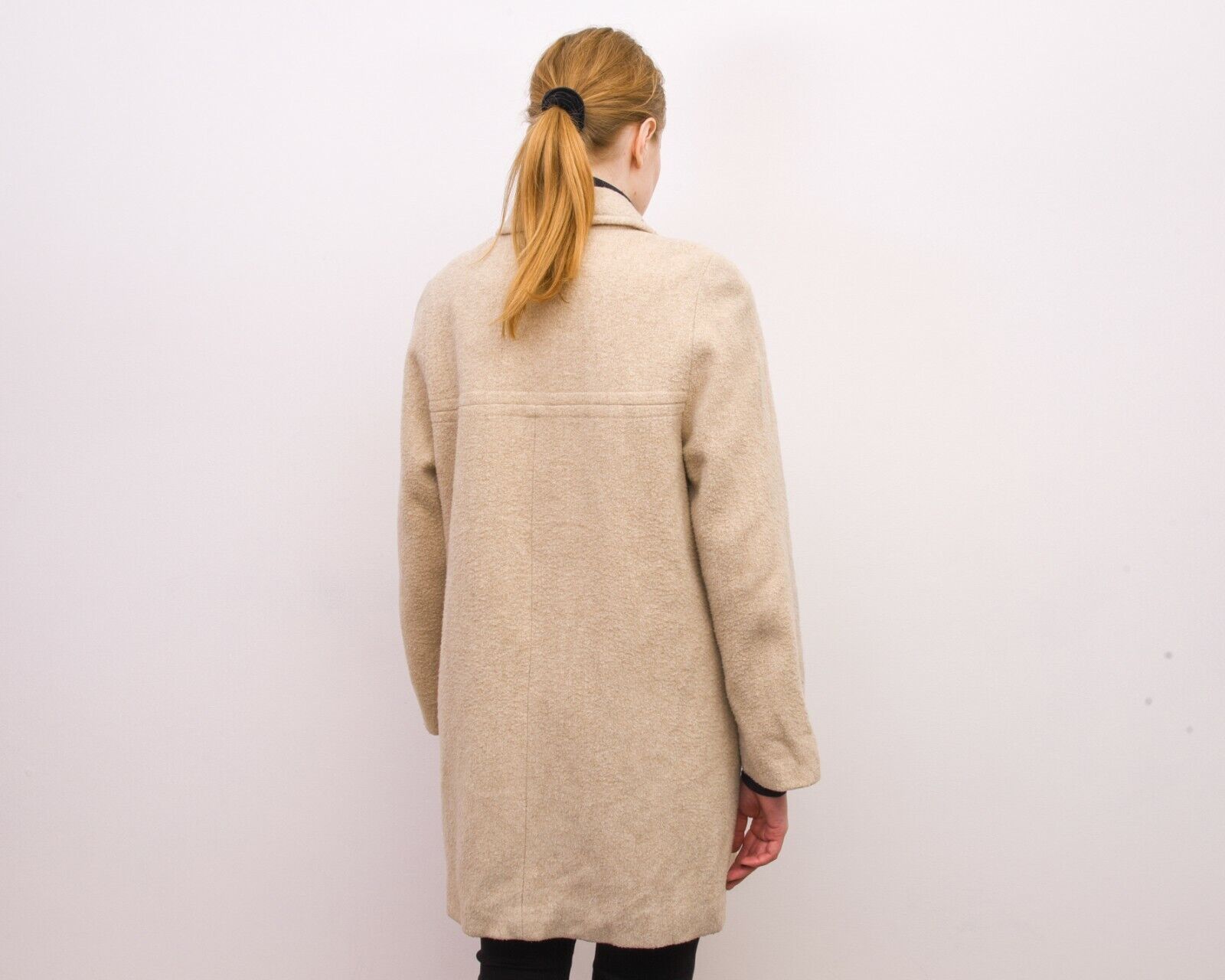 London Fog × Vintage Women's Wool Trench Mac Coat Jacket Warm Winter Classic Mod Size M / US 6-8 / IT 42-44 - 7 Thumbnail