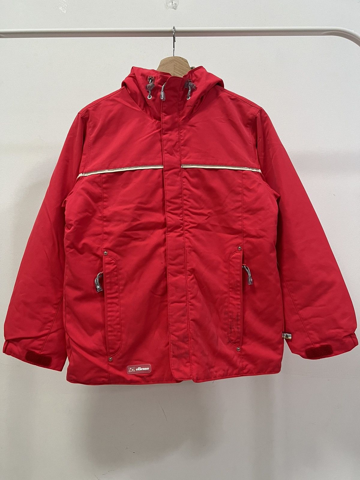 Distressed Ellesse Zip Up Jacket