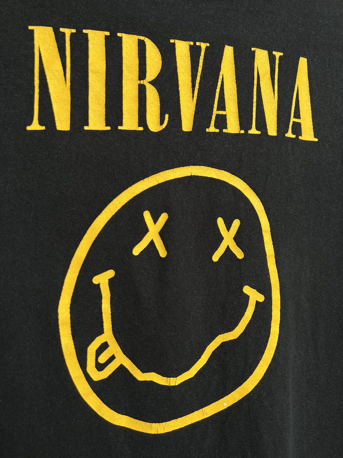Nirvana VINTAGE NIRVANA T-shirt BLACK SMILE TEE SHIRT Size US M / EU 48-50 / 2 - 3 Thumbnail