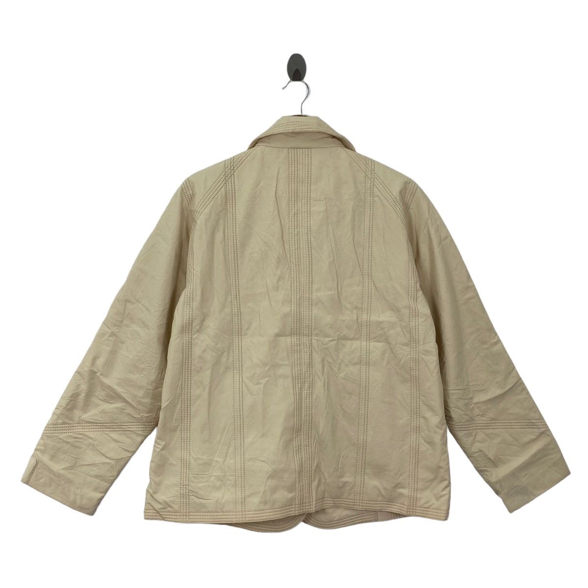 Issey Miyake PLEATS PLEASE By Issey Miyake Japan Brand Beige Coat Jaket Size US M / EU 48-50 / 2 - 10 Thumbnail
