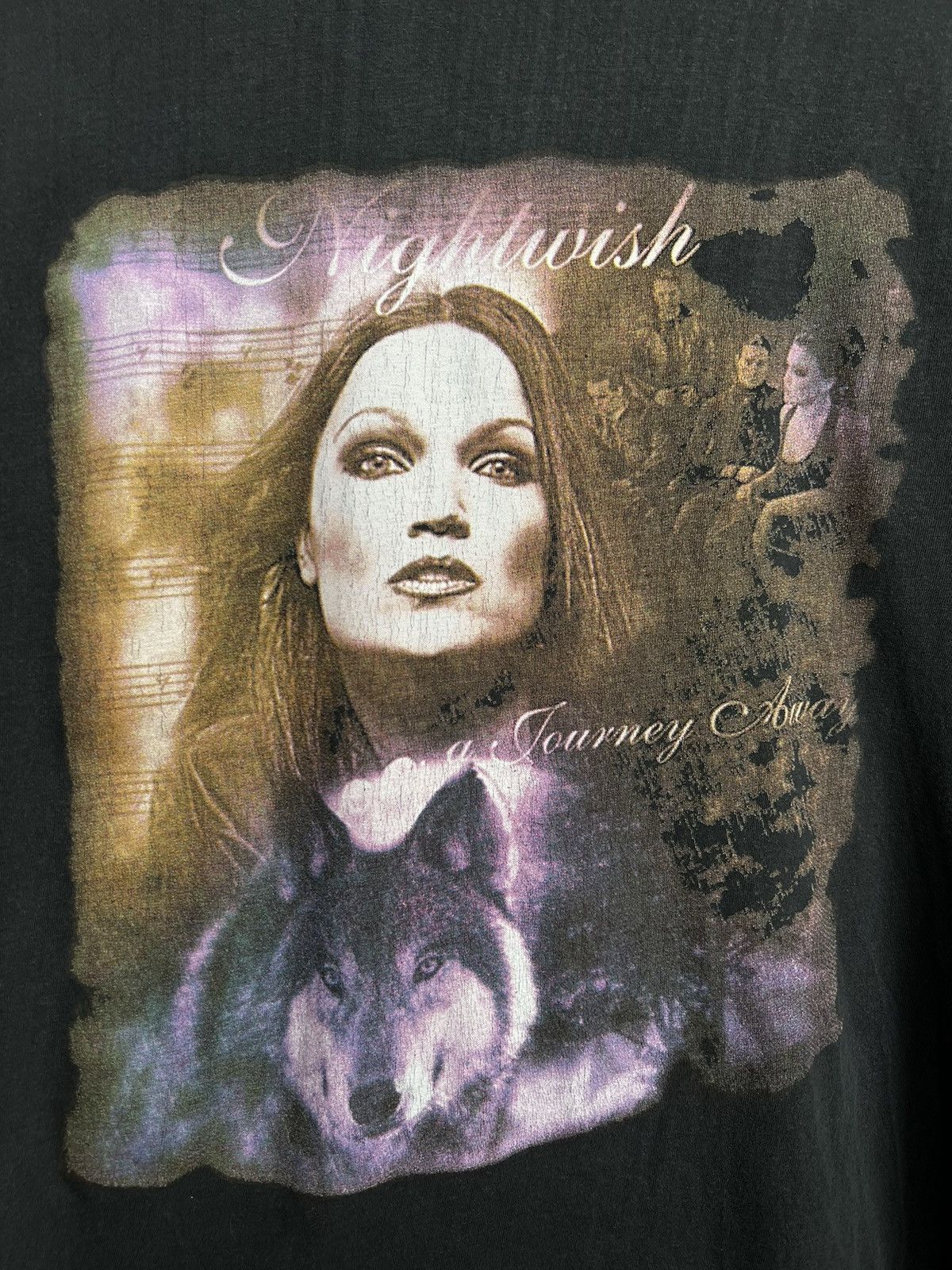 Band Tees Vintage 2000 Rare Nightwish Wishmaster T-Shirt y2k Size US M / EU 48-50 / 2 - 5 Thumbnail