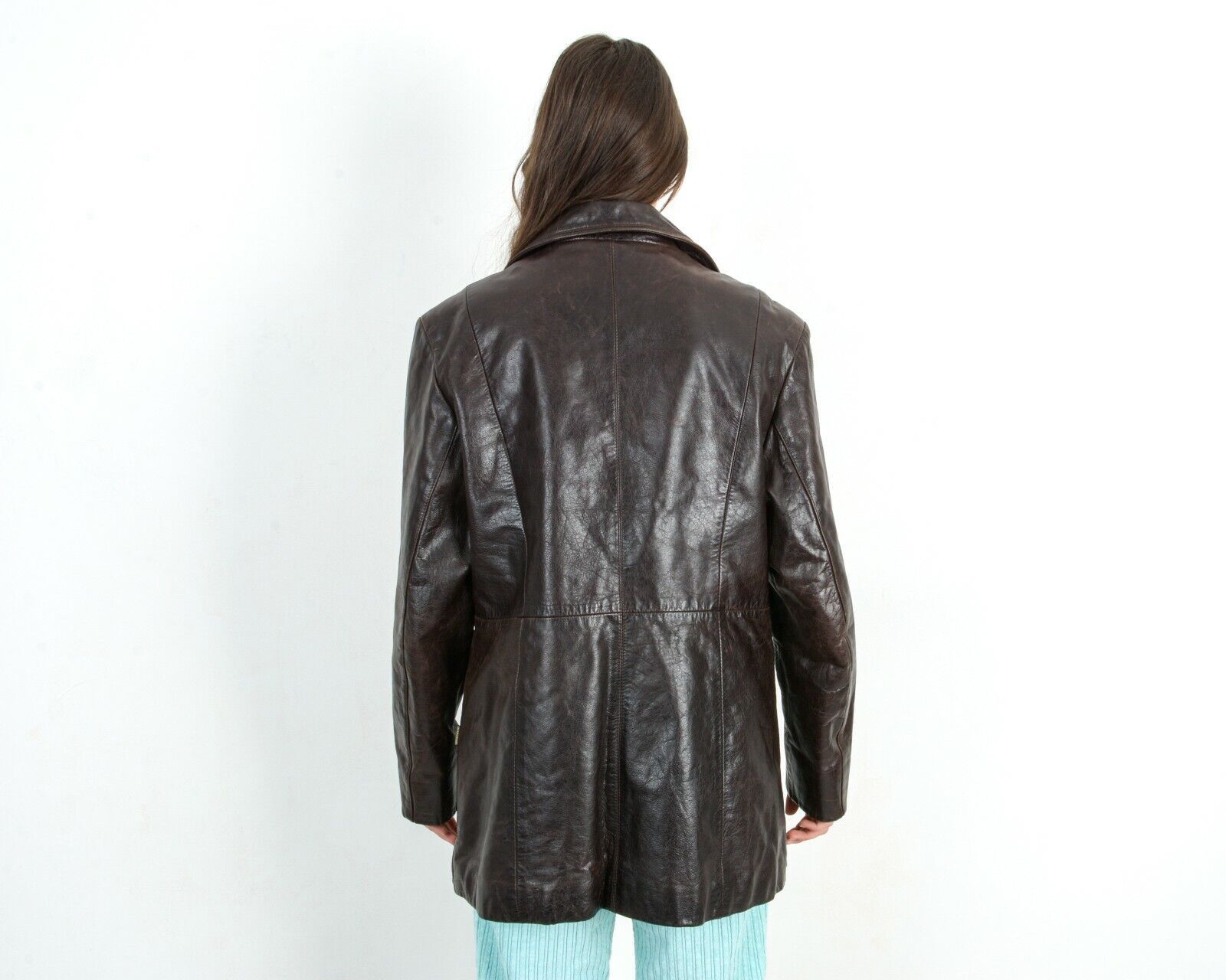Vintage Women's Coat Overcoat Trench Mac Double Breasted Insulated Size L / US 10 / IT 46 - 4 Thumbnail