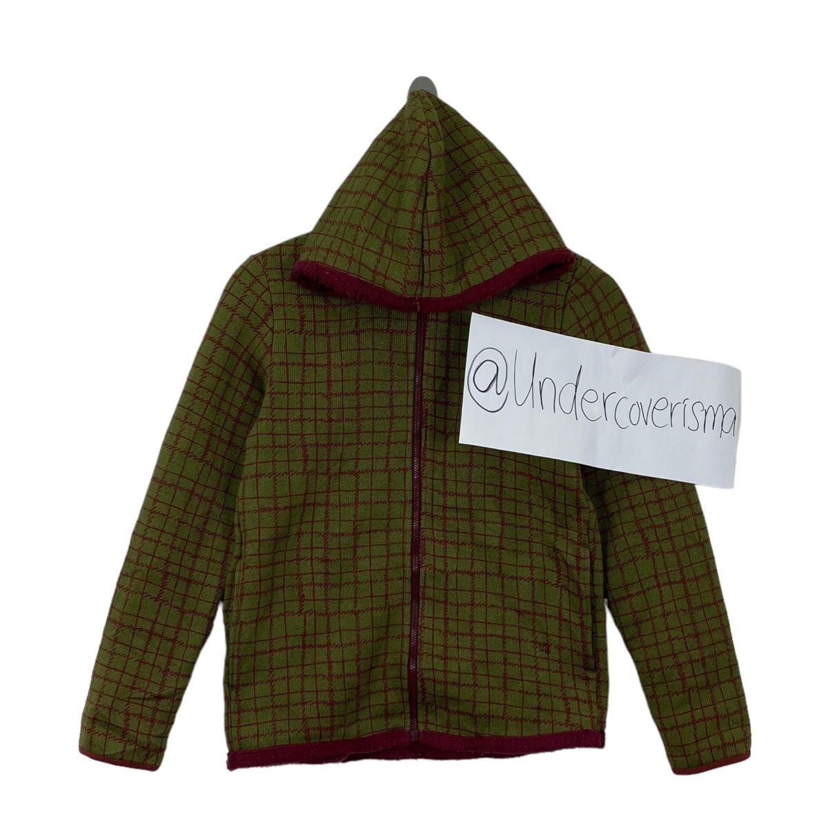 Uniqlo UNIQLO UNDERCOVER UU Check Full Zipper Hooded Kids Sweater Size US XS / EU 42 / 0 - 1 Thumbnail