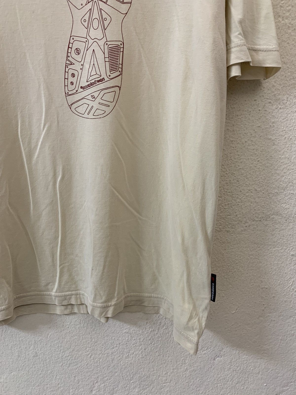 New Balance Vintage New Balance Tee Size US M / EU 48-50 / 2 - 2 Thumbnail
