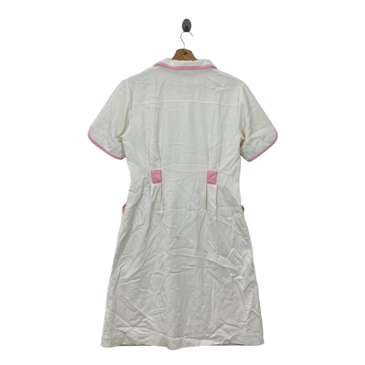 Courreges COURREGES French Brand Button Up Pocket Short Dress Size L / US 10 / IT 46 - 8 Thumbnail