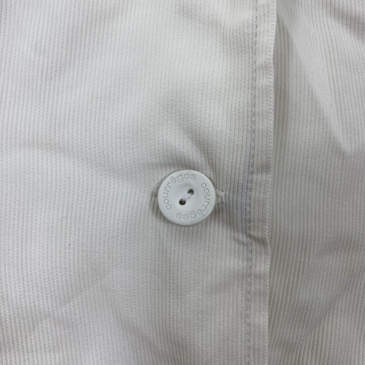 Courreges COURREGES French Brand Button Up Pocket Short Dress Size L / US 10 / IT 46 - 5 Thumbnail