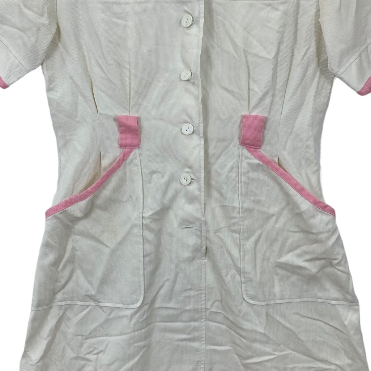 Courreges COURREGES French Brand Button Up Pocket Short Dress Size L / US 10 / IT 46 - 3 Thumbnail