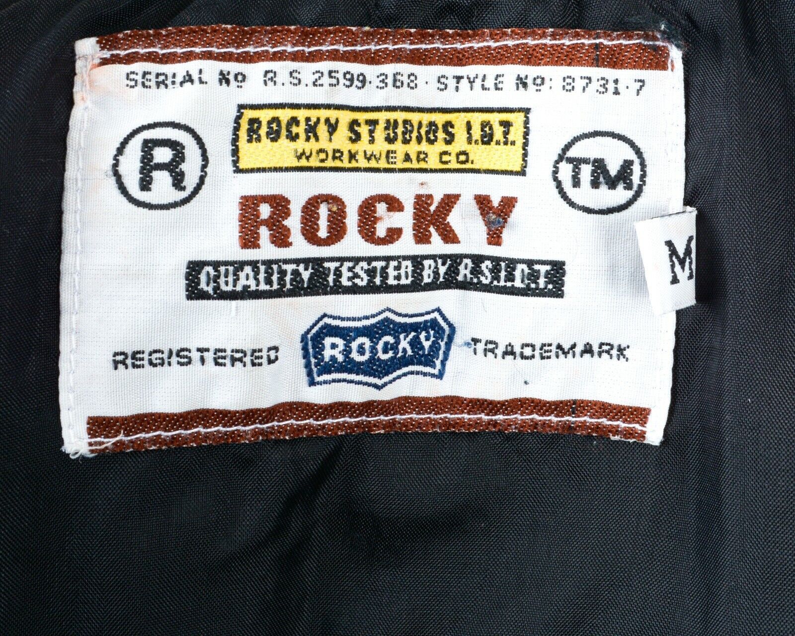 Other × Vintage Rocky Vest Puffer Tank Gilet Waistcoat Body Warmer Full Zip Size M / US 6-8 / IT 42-44 - 6 Thumbnail