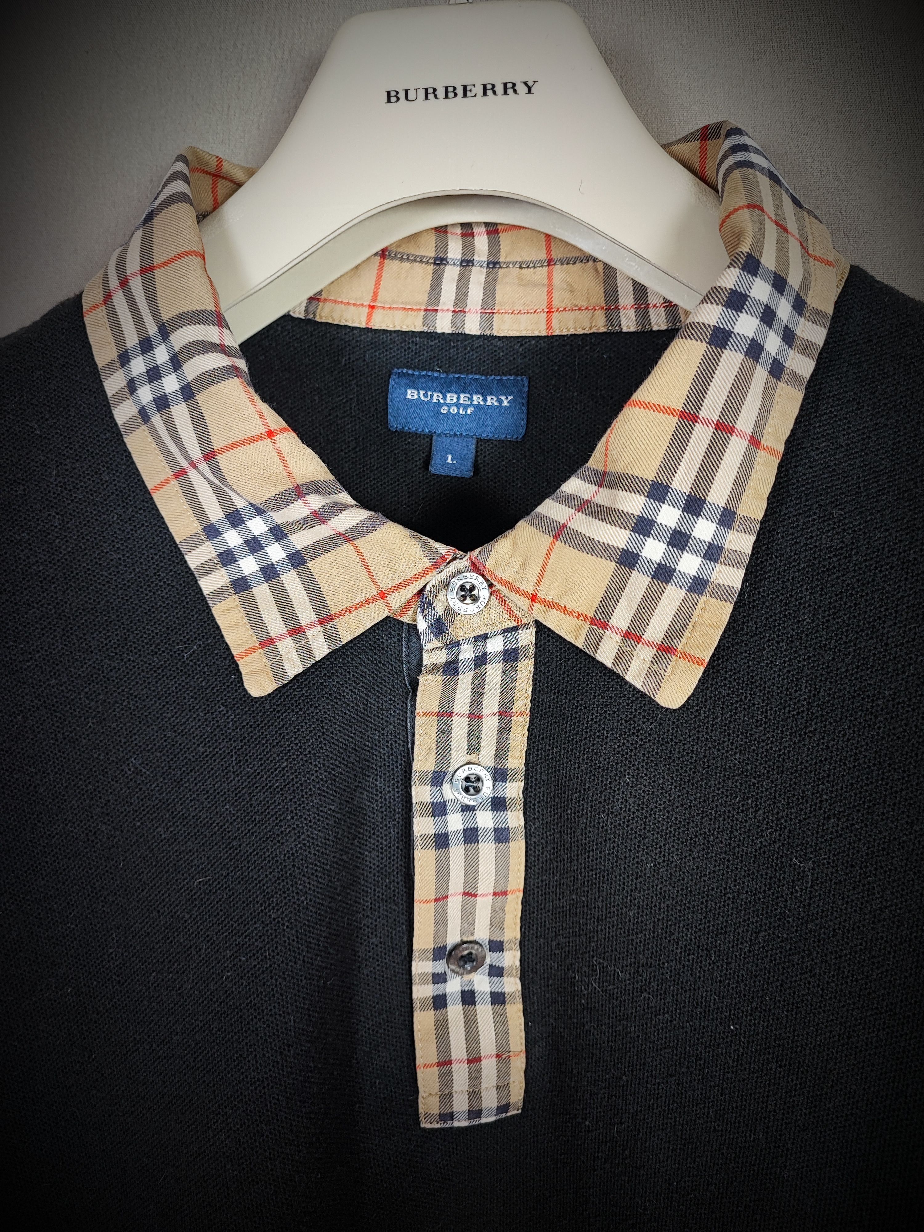 Burberry 🔥Rare Burberry polo shirt L🔥 Size US L / EU 52-54 / 3 - 1 Thumbnail