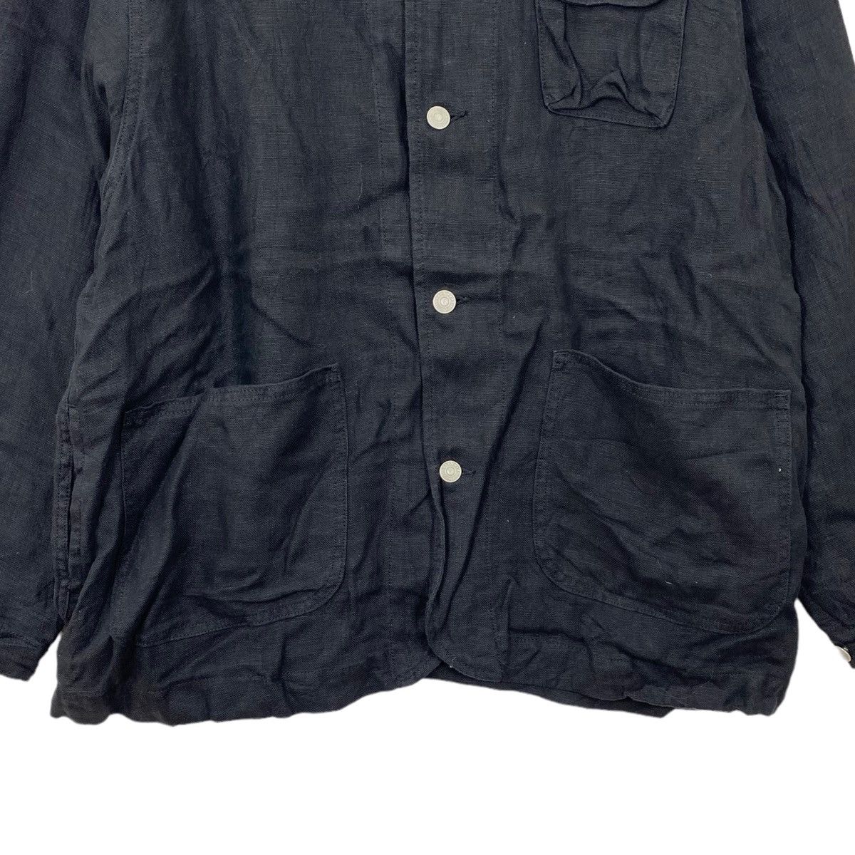 Vintage Vintage 90s RNA Japanese Brand Black Button Up Linen Jacket Size US M / EU 48-50 / 2 - 3 Thumbnail