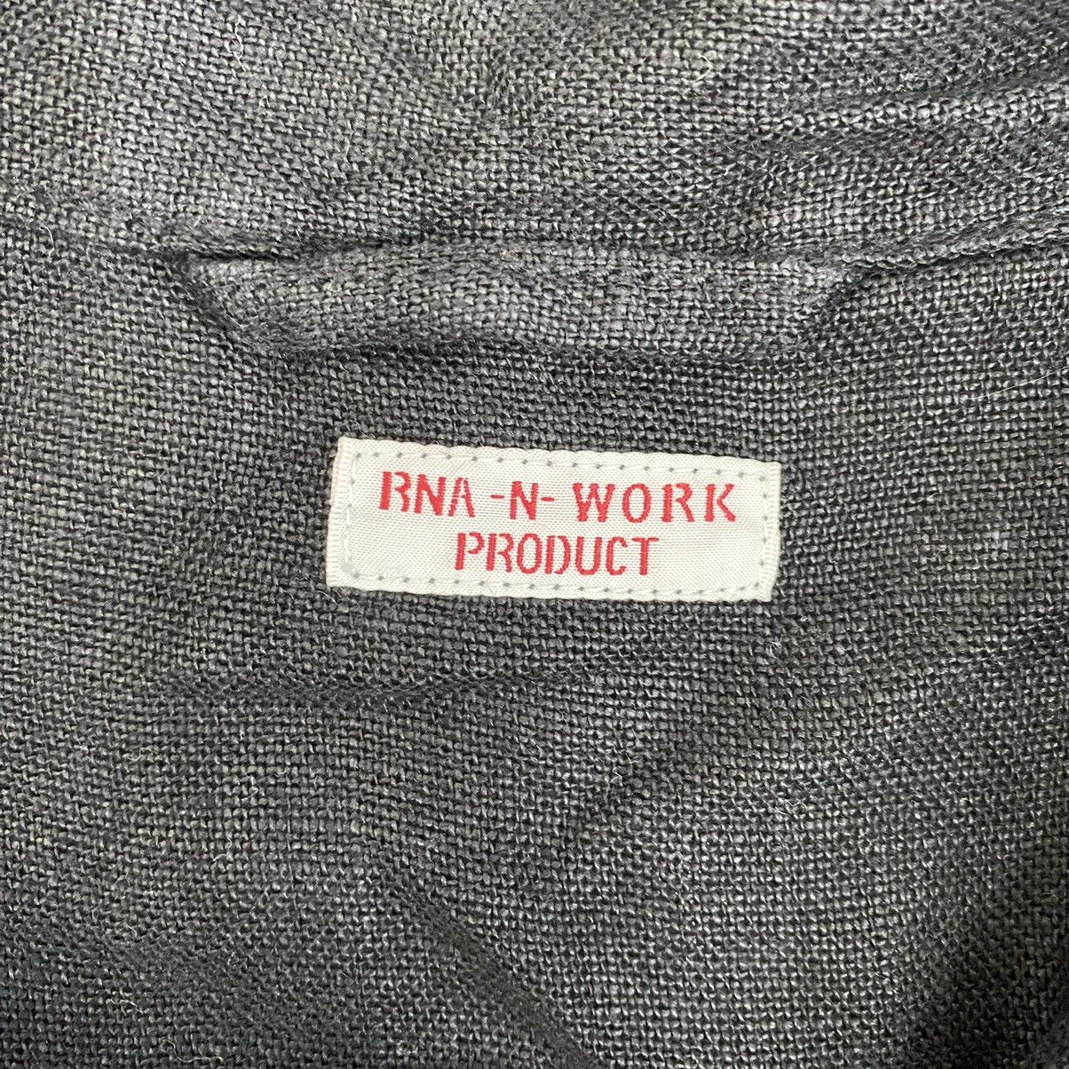 Vintage Vintage 90s RNA Japanese Brand Black Button Up Linen Jacket Size US M / EU 48-50 / 2 - 4 Thumbnail