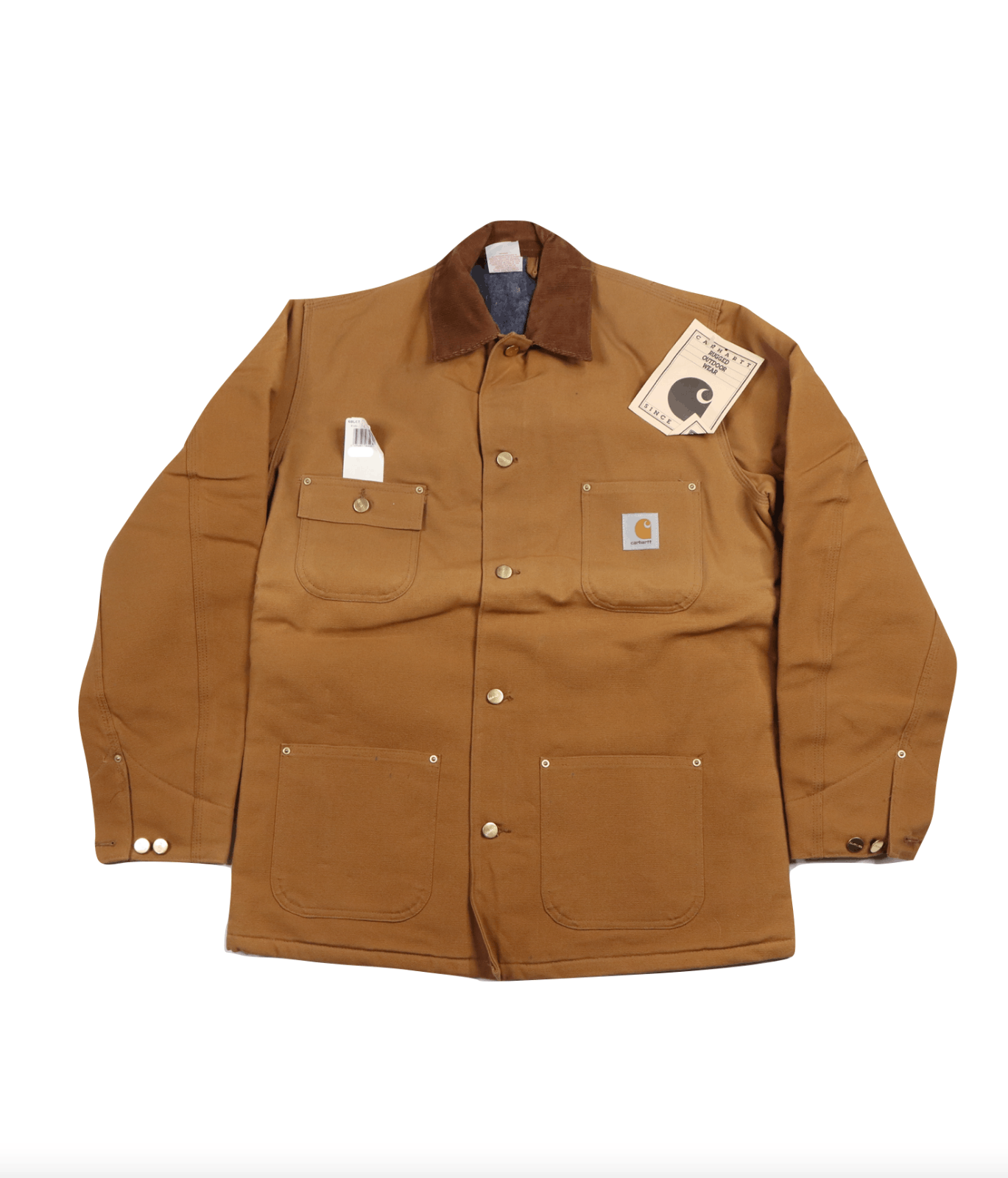 Carhartt × Vintage NOS Vintage 90s Carhartt Blanket Lined Chore Barn Jacket 42 Size US L / EU 52-54 / 3 - 1 Thumbnail