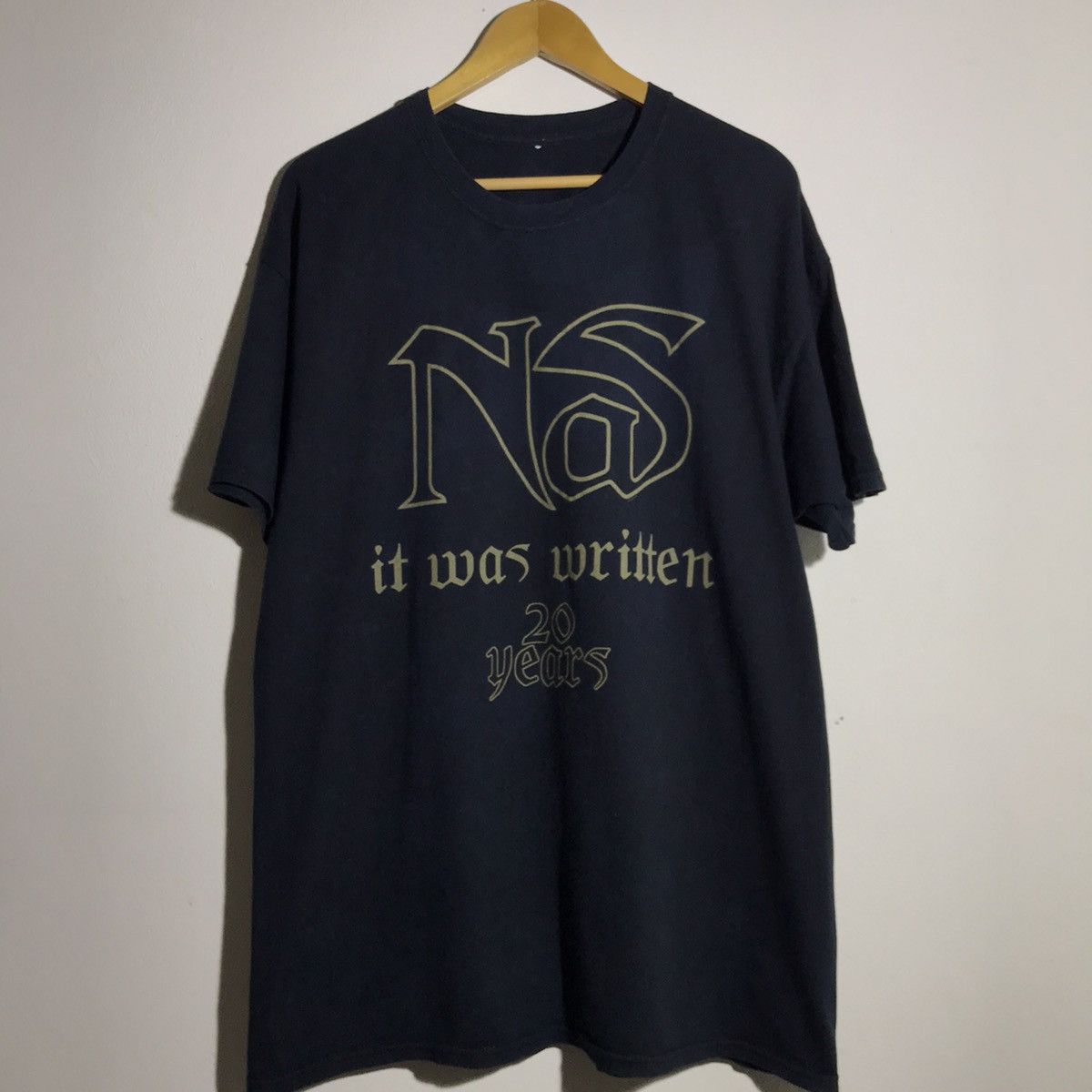 Rap Tees × Vintage Rare Vintage NAS rap tee anniversary tee | Grailed