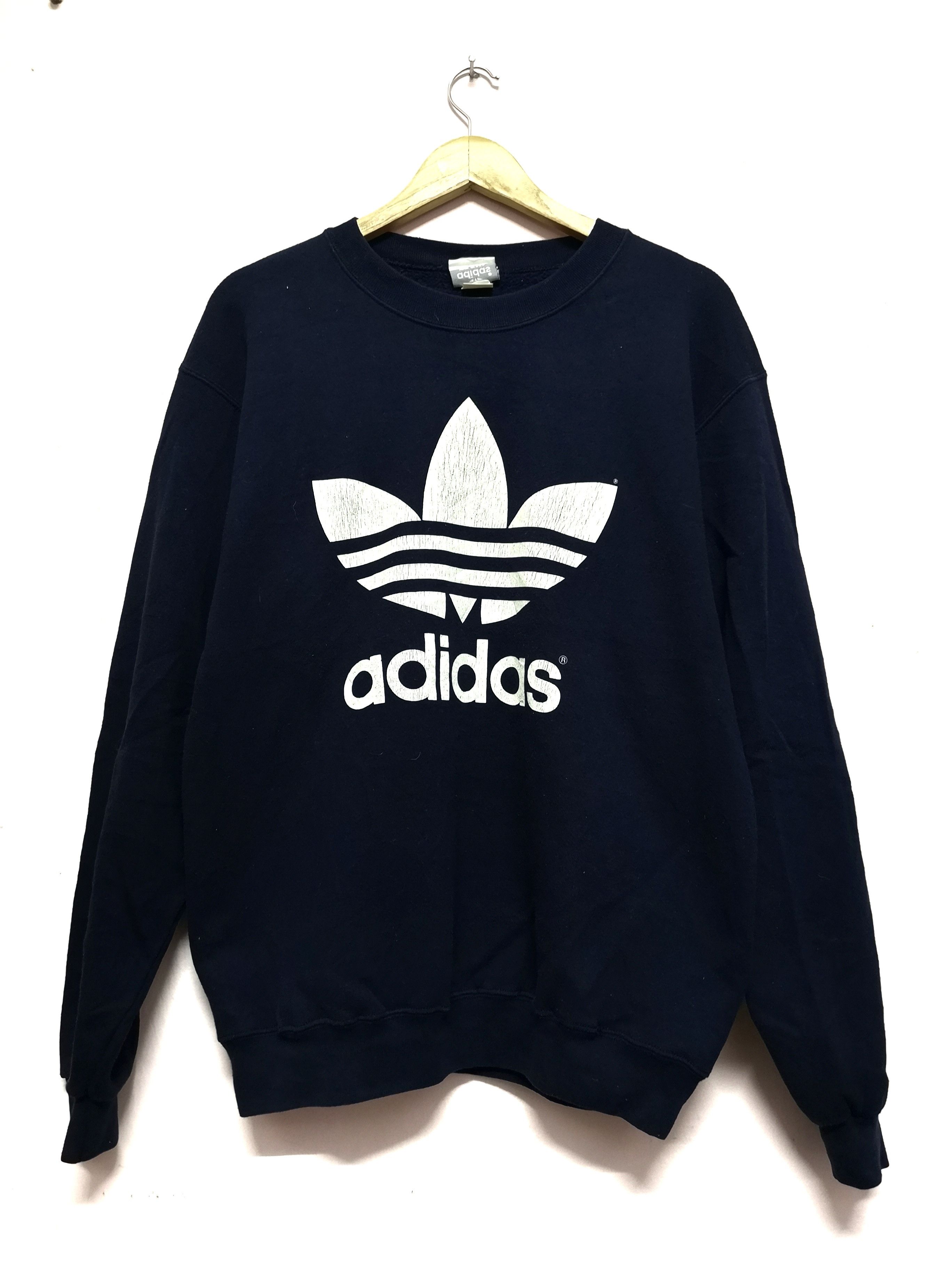 Adidas Vintage ADIDAS TREFOIL Made in USA Sweatshirts STEP1 Size US M / EU 48-50 / 2 - 1 Thumbnail