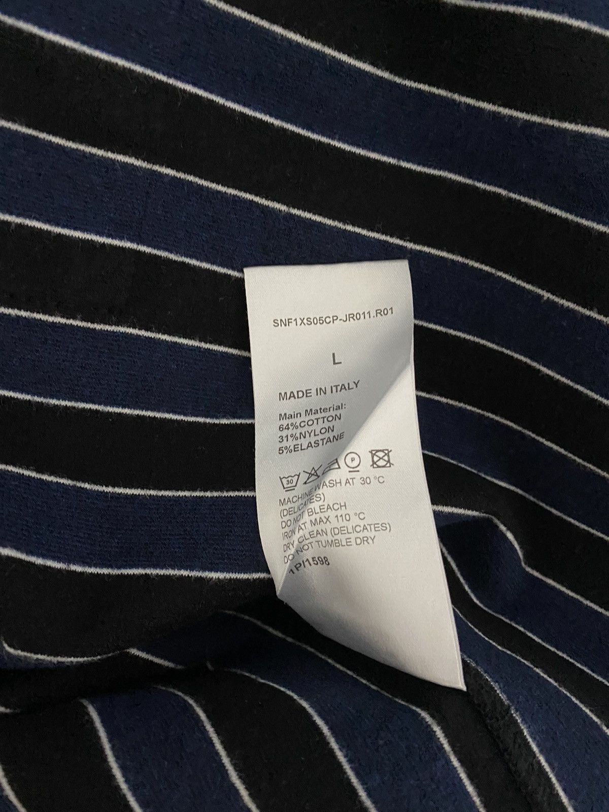 Sunnei Striped long sleeves shirt Size US L / EU 52-54 / 3 - 9 Thumbnail