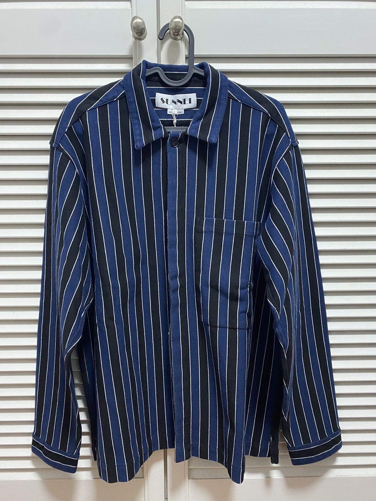 Sunnei Striped long sleeves shirt Size US L / EU 52-54 / 3 - 6 Thumbnail