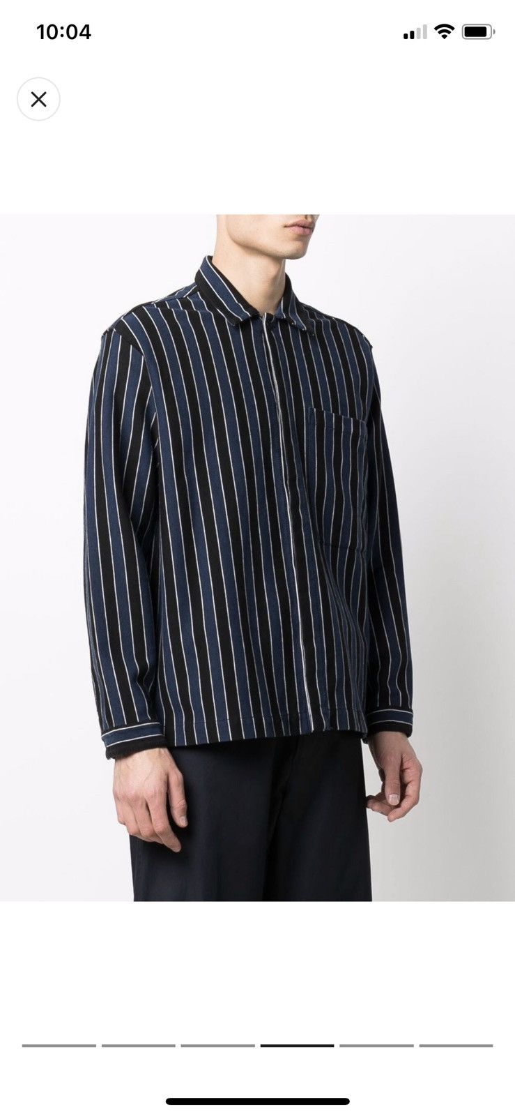 Sunnei Striped long sleeves shirt Size US L / EU 52-54 / 3 - 3 Thumbnail