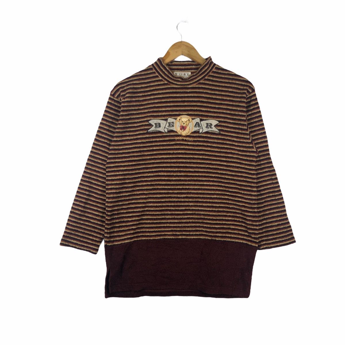Vintage VINTAGE MODES MOR BEAR CLUB SWEATSHIRT CASUAL JUMPER Size US L / EU 52-54 / 3 - 1 Thumbnail