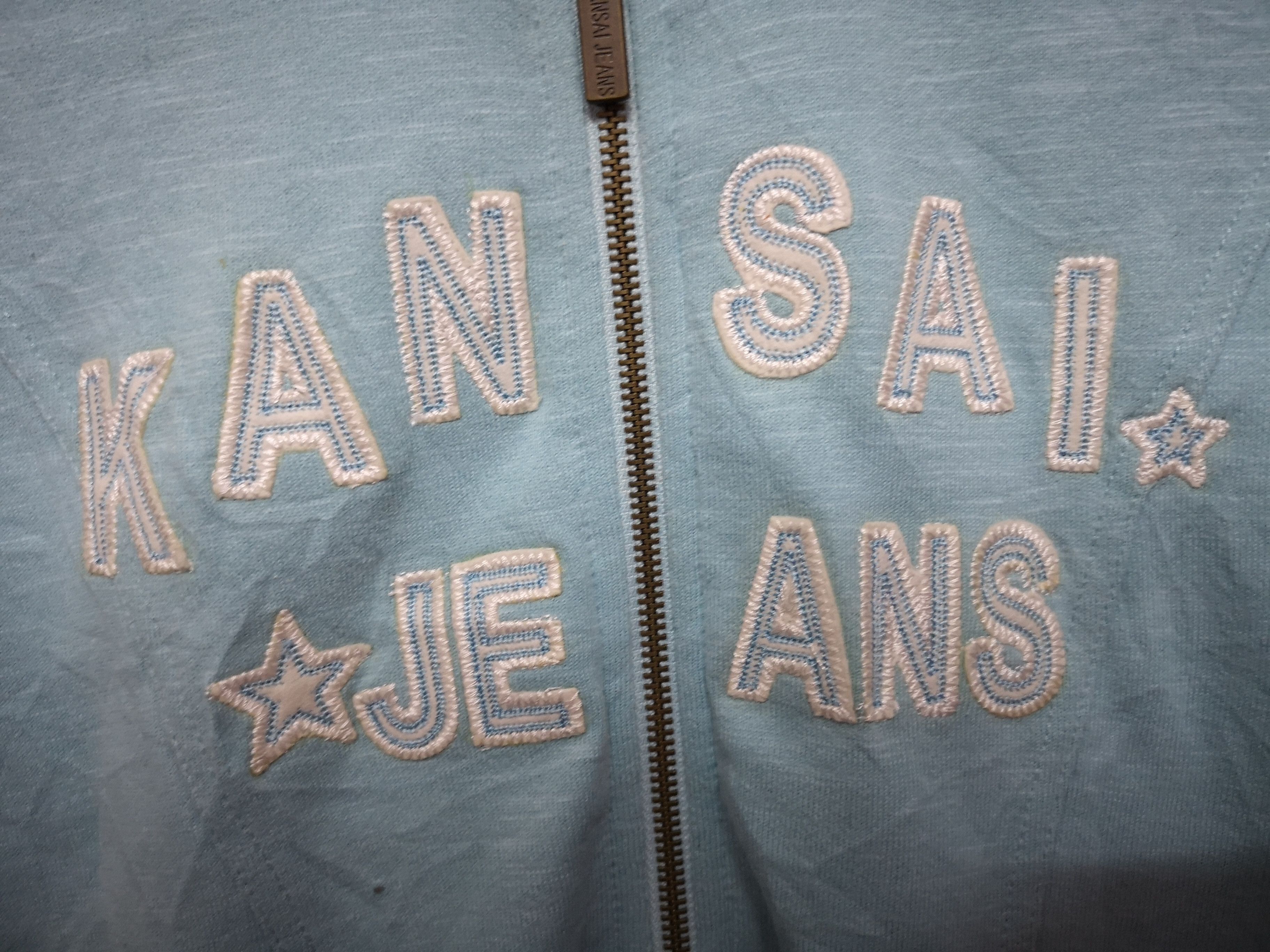 Kansai Yamamoto KANSAI JEANS LONG HOODED PULLOVER SWEATSHIRTS Size US S / EU 44-46 / 1 - 3 Thumbnail
