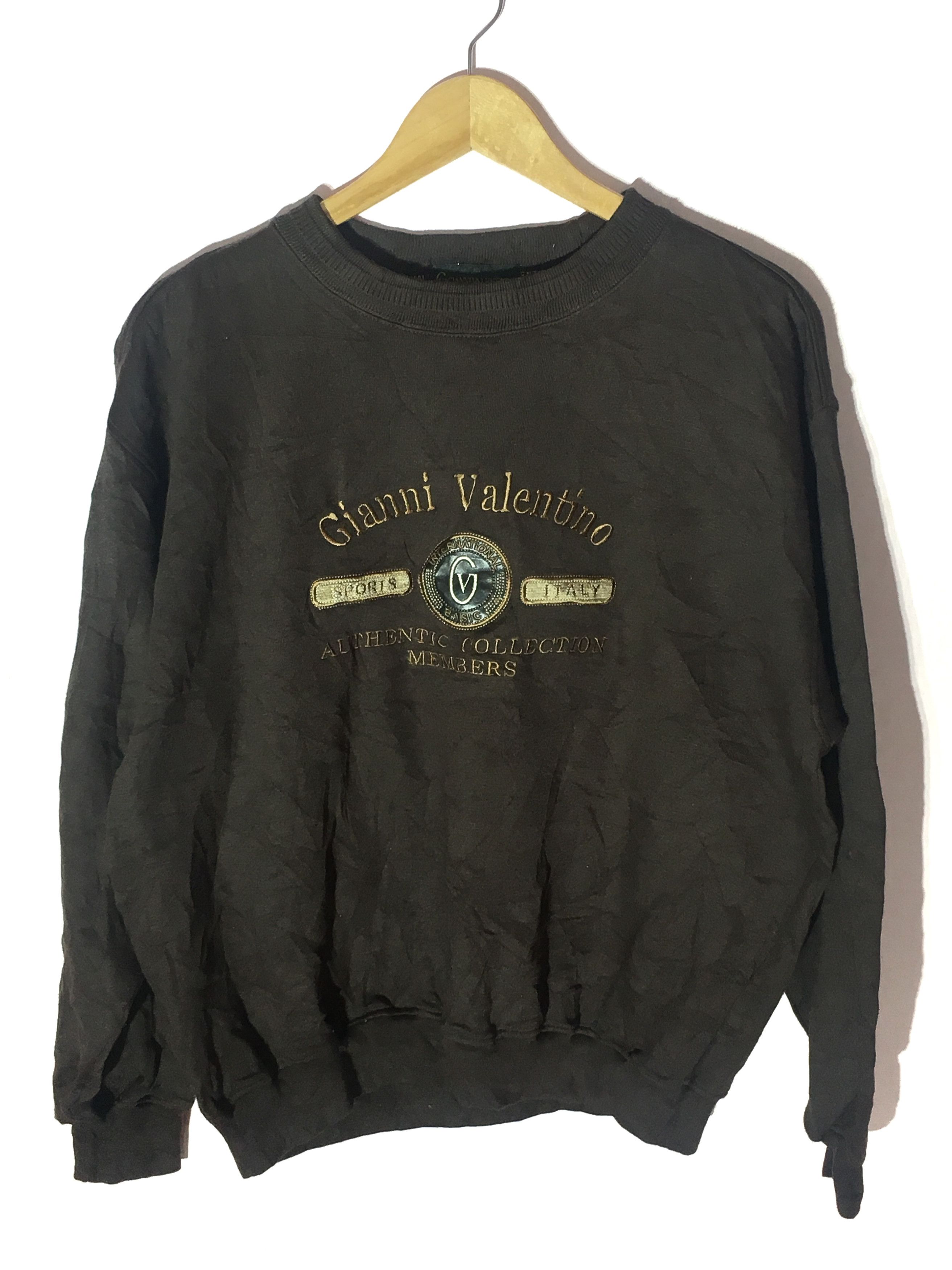 Giovanni Valentino Vintage GIANNI VALENTINO Sportswear Crewneck Sweatshirt Size US M / EU 48-50 / 2 - 1 Thumbnail