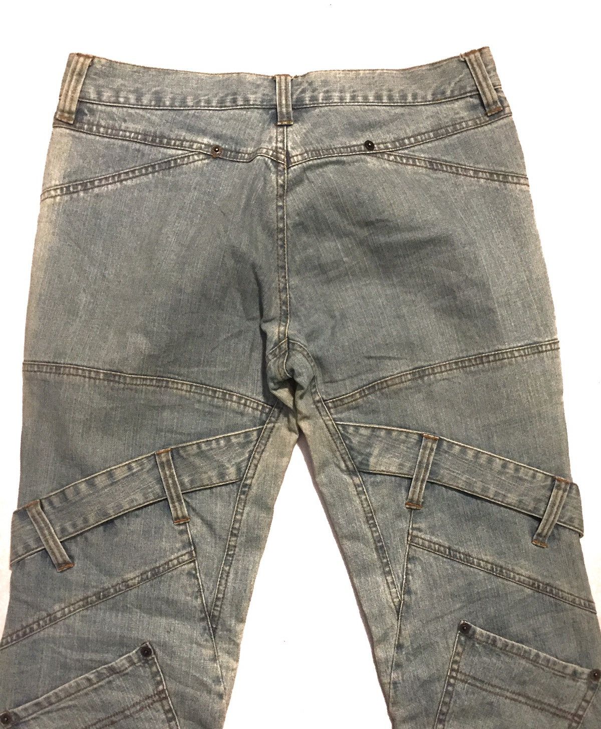 Japanese Brand Weird bootcut pant with pocket and rope Size US 30 / EU 46 - 4 Thumbnail