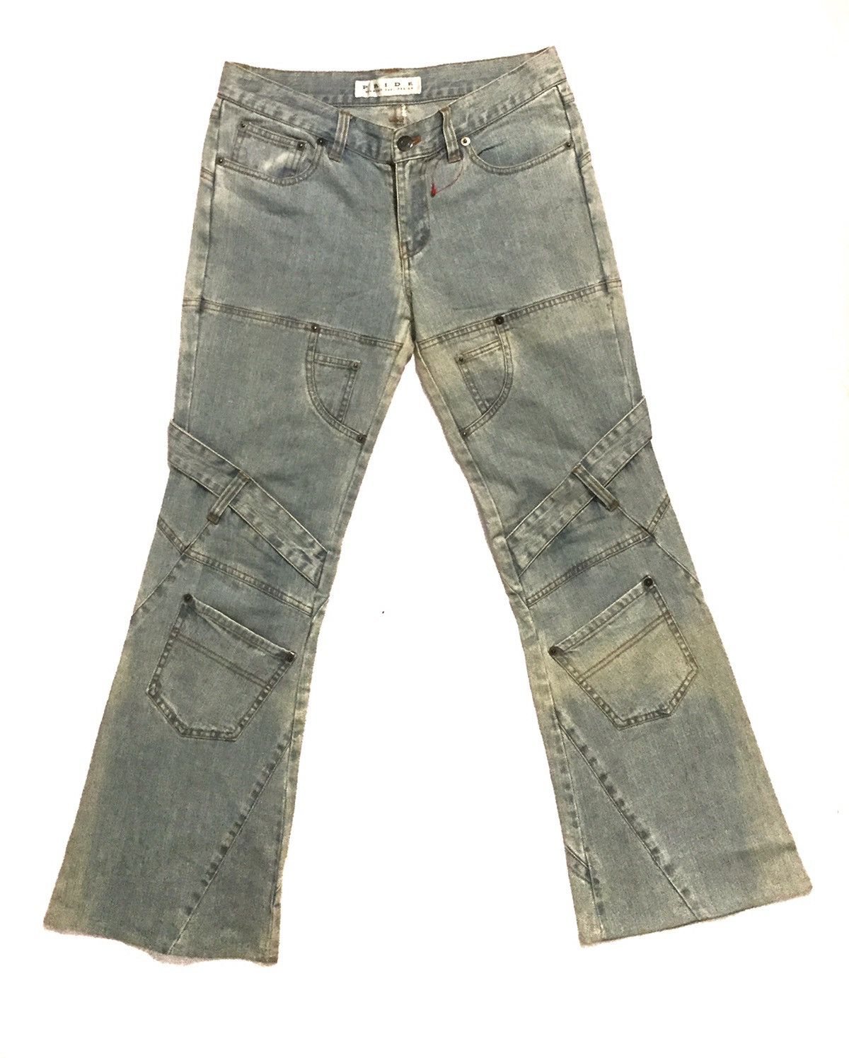 Japanese Brand Weird bootcut pant with pocket and rope Size US 30 / EU 46 - 1 Thumbnail