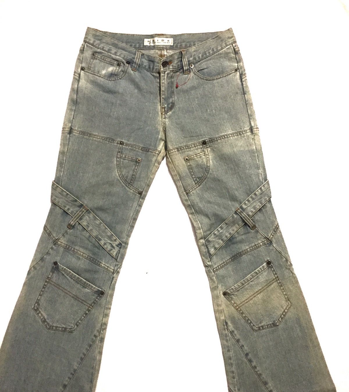 Japanese Brand Weird bootcut pant with pocket and rope Size US 30 / EU 46 - 2 Thumbnail