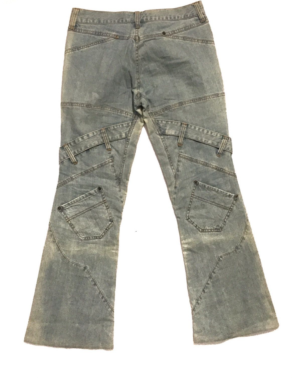 Japanese Brand Weird bootcut pant with pocket and rope Size US 30 / EU 46 - 5 Thumbnail