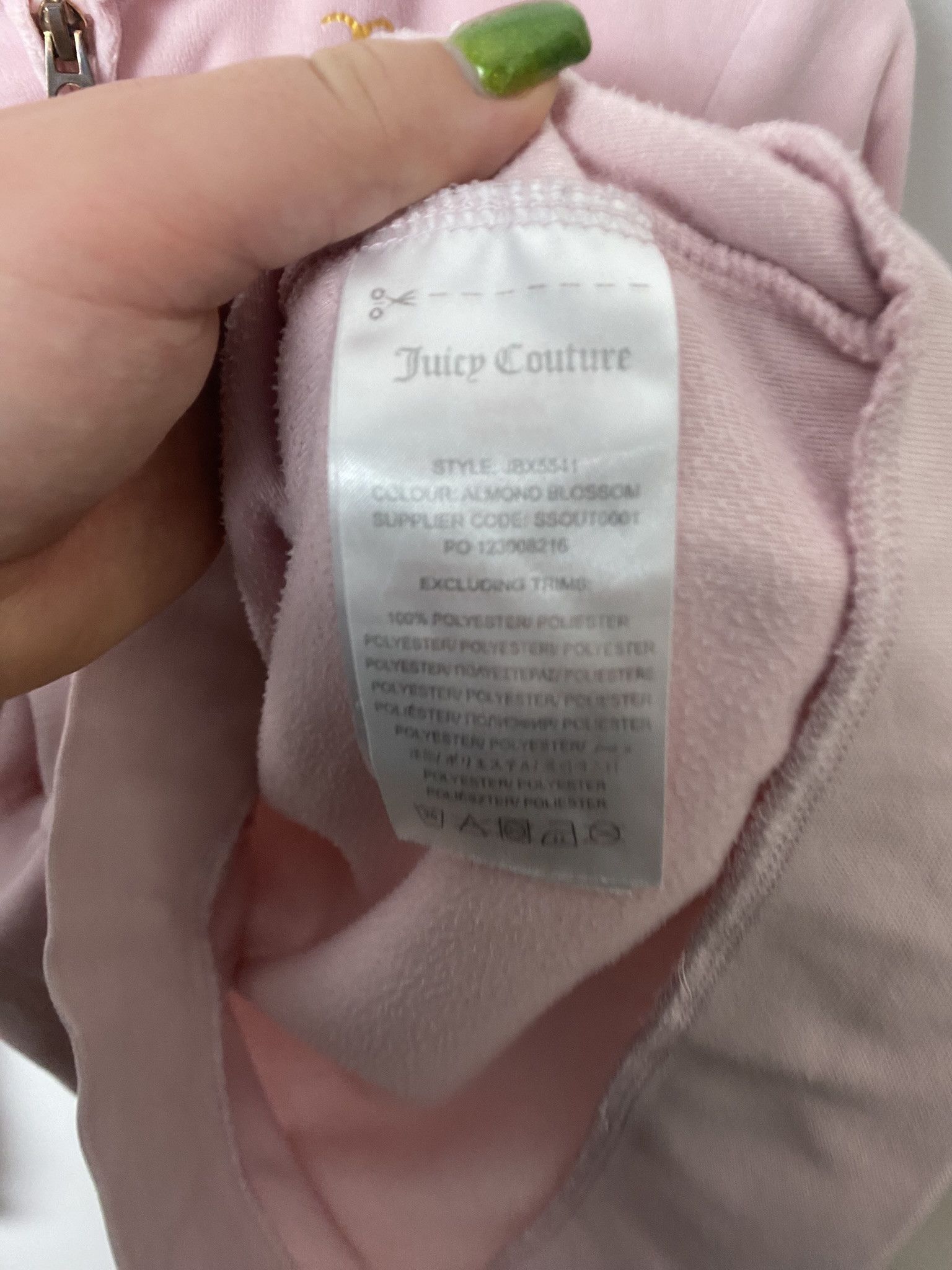 Juicy Couture Juicy Couture big back logo zip-up hoodie Size S / US 4 / IT 40 - 5 Thumbnail