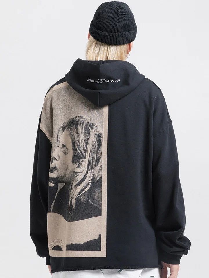 Smoking Graphic Print Hoodie