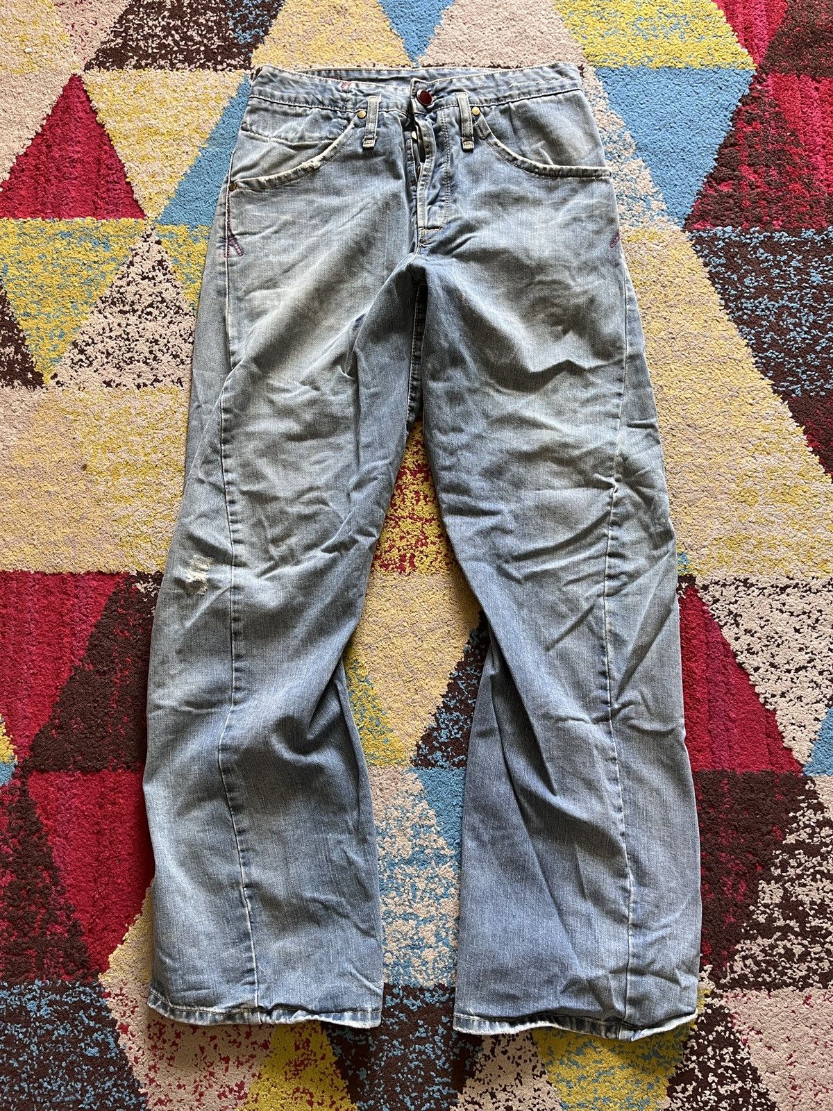 Levi's × Vintage Vintage Levi's Flare Takuya Kimura Twisted Leg Size US 30 / EU 46 - 14 Thumbnail