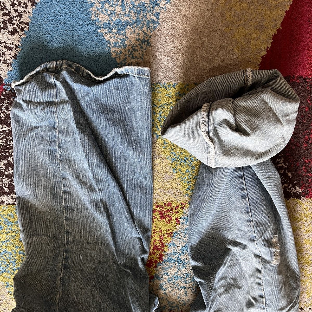 Levi's × Vintage Vintage Levi's Flare Takuya Kimura Twisted Leg Size US 30 / EU 46 - 9 Thumbnail