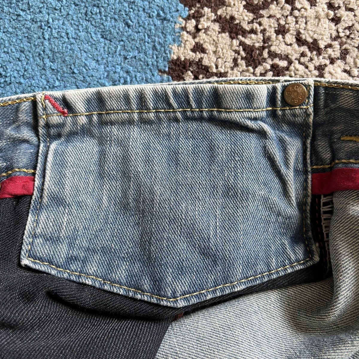 Levi's × Vintage Vintage Levi's Flare Takuya Kimura Twisted Leg Size US 30 / EU 46 - 6 Thumbnail