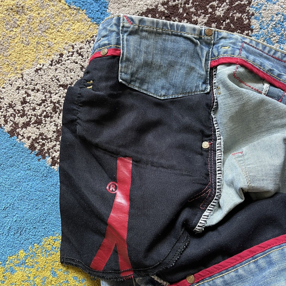 Levi's × Vintage Vintage Levi's Flare Takuya Kimura Twisted Leg Size US 30 / EU 46 - 7 Thumbnail