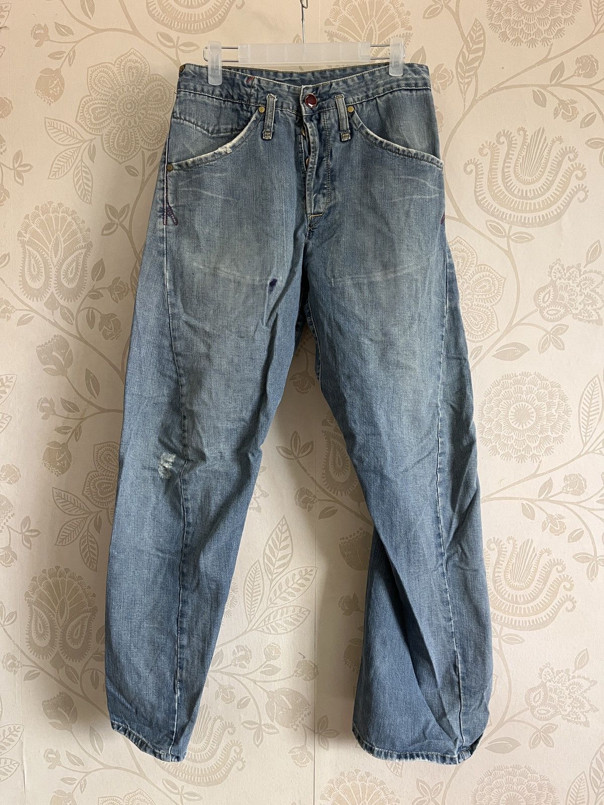 Levi's × Vintage Vintage Levi's Flare Takuya Kimura Twisted Leg Size US 30 / EU 46 - 1 Thumbnail
