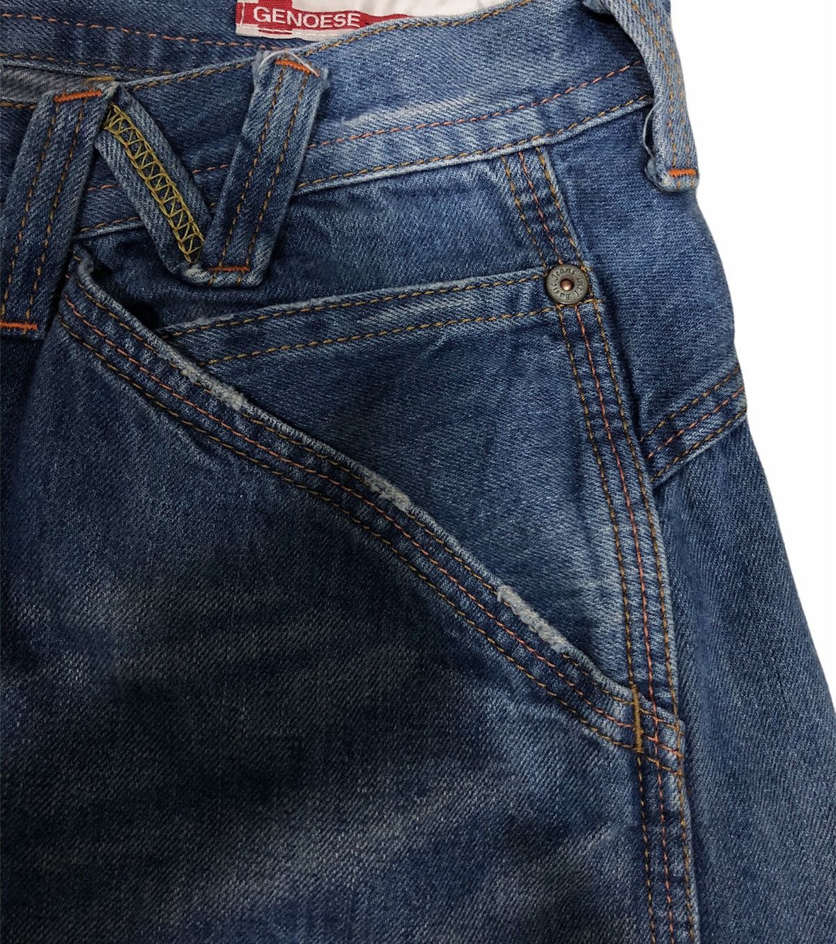 Japanese Brand GENOESE TANTE COSE BUONE A TUTTI DENIM PANTS Size US 32 / EU 48 - 5 Thumbnail