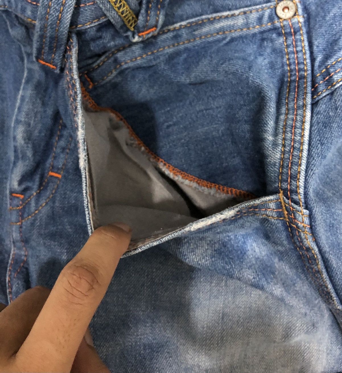 Japanese Brand GENOESE TANTE COSE BUONE A TUTTI DENIM PANTS Size US 32 / EU 48 - 6 Thumbnail