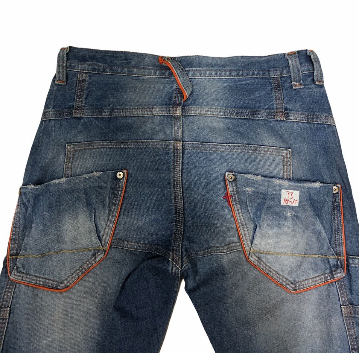 Japanese Brand GENOESE TANTE COSE BUONE A TUTTI DENIM PANTS Size US 32 / EU 48 - 4 Thumbnail