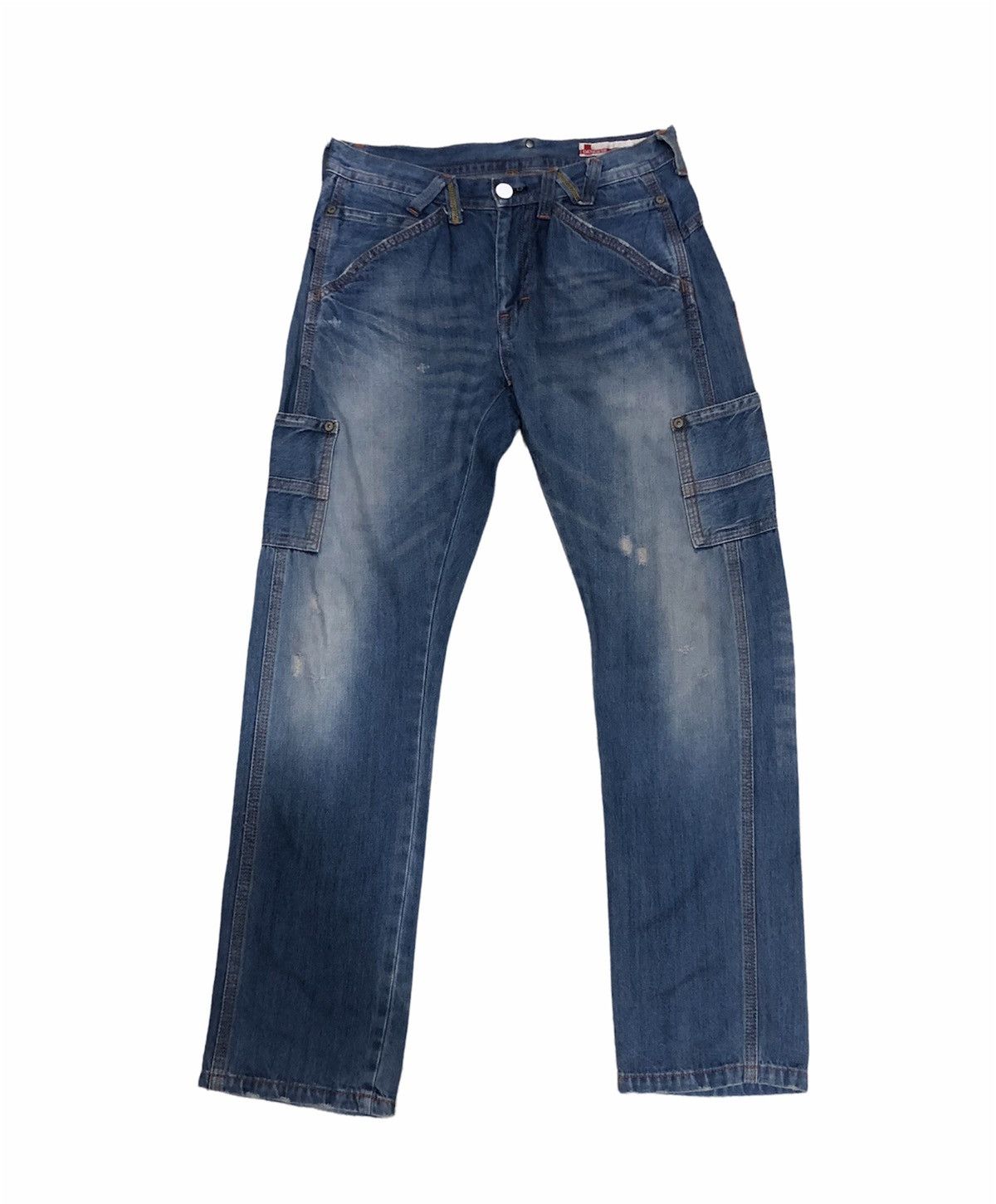 Japanese Brand GENOESE TANTE COSE BUONE A TUTTI DENIM PANTS Size US 32 / EU 48 - 1 Thumbnail