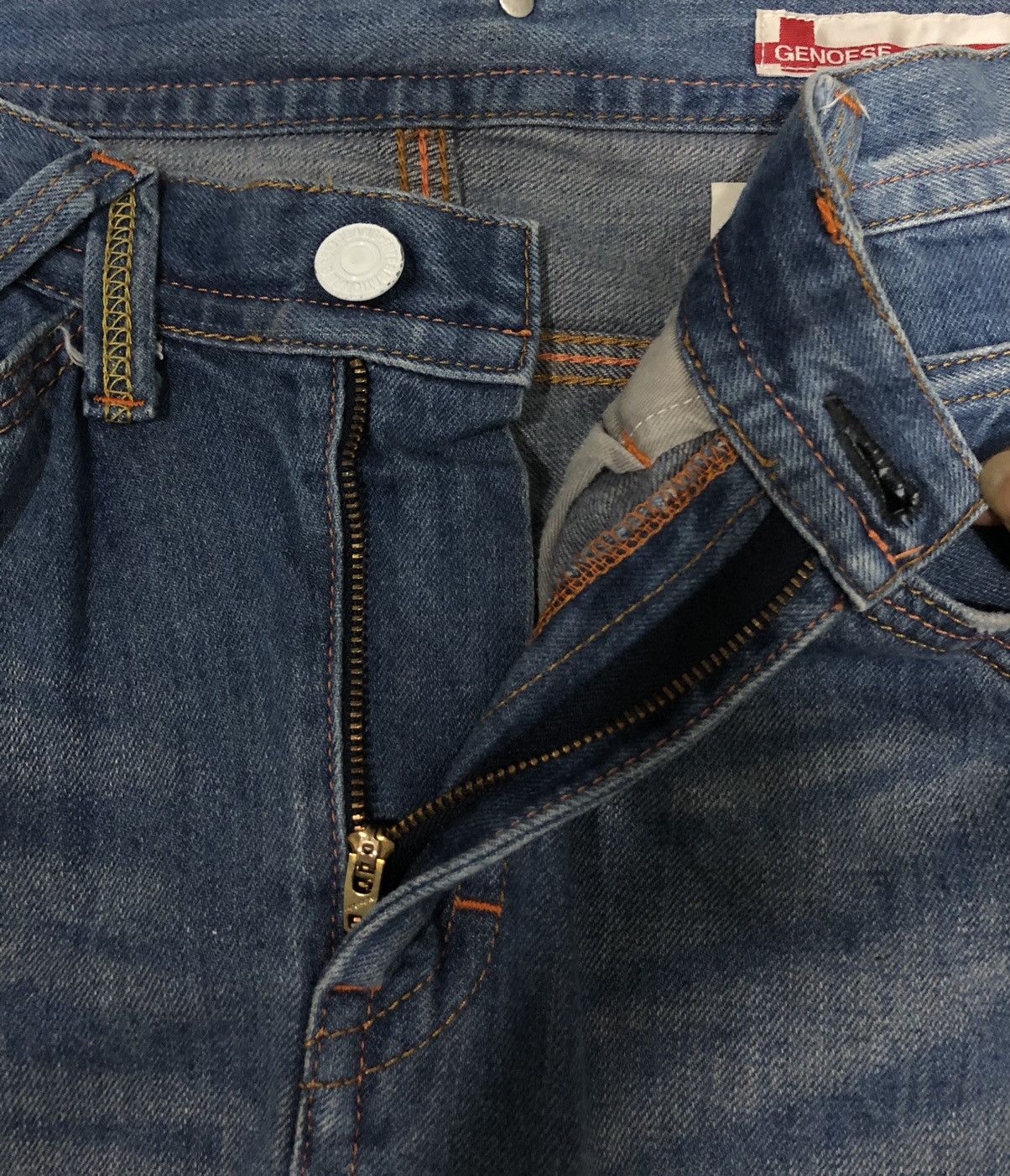 Japanese Brand GENOESE TANTE COSE BUONE A TUTTI DENIM PANTS Size US 32 / EU 48 - 9 Thumbnail